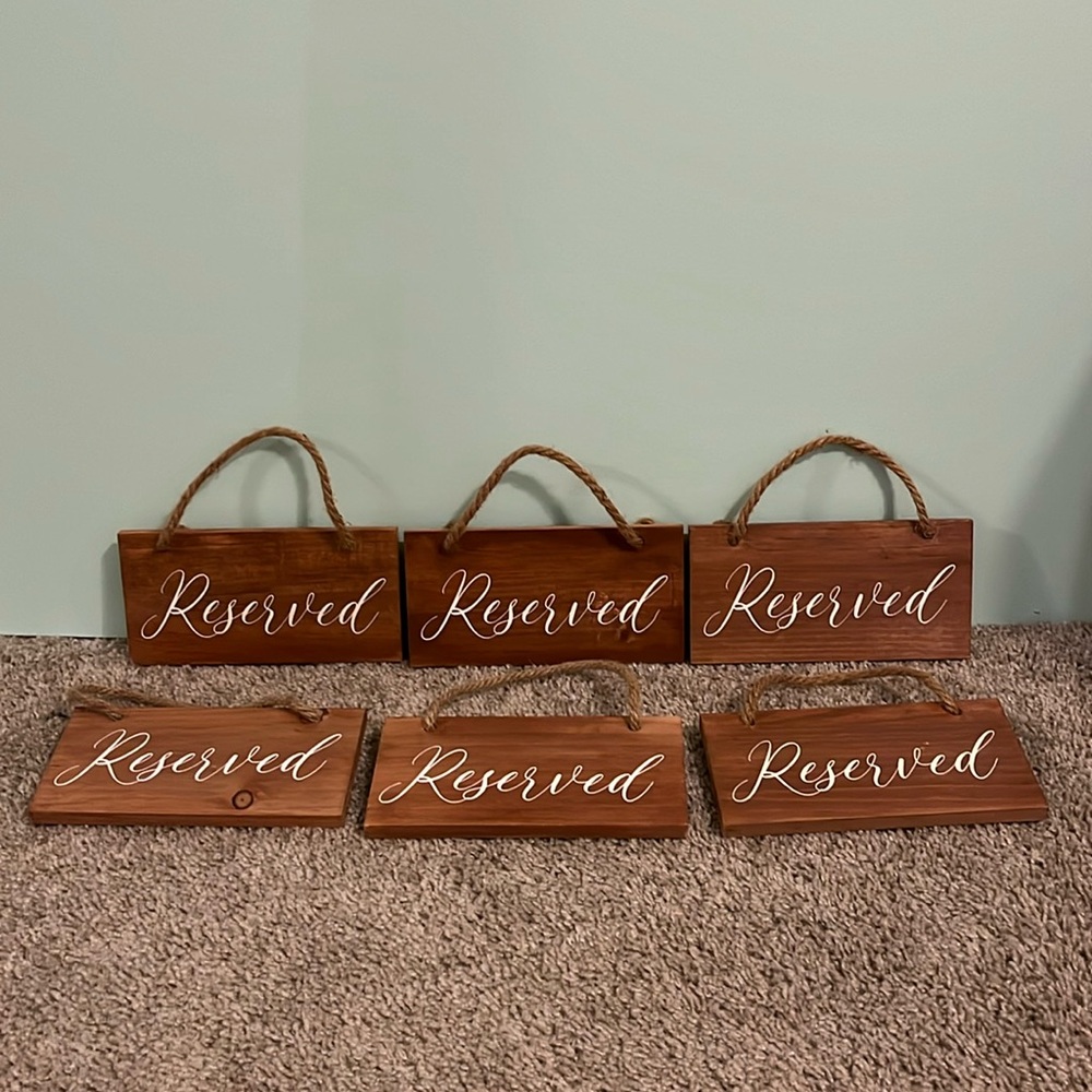 Reserved signs